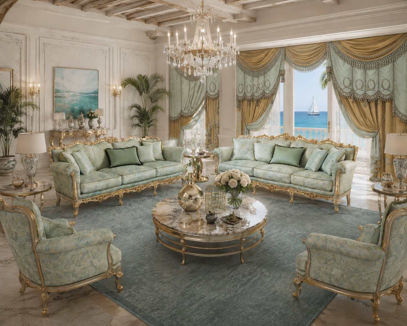 SEA SEAL Sofa Set