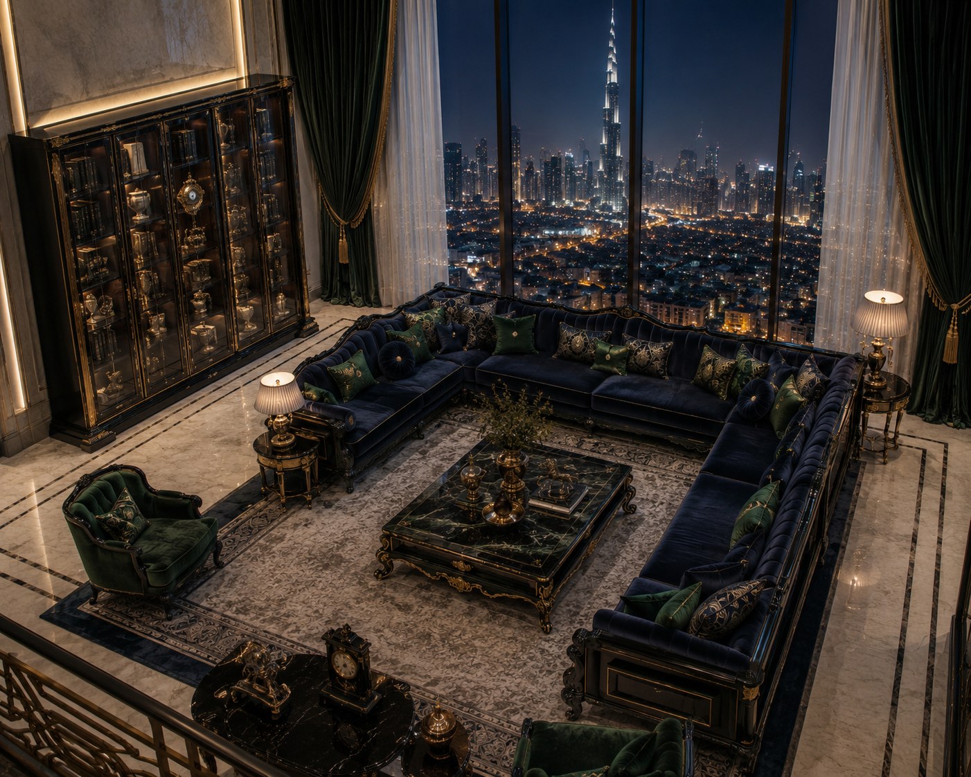 DEEP NAVY Sofa Set — detail 1